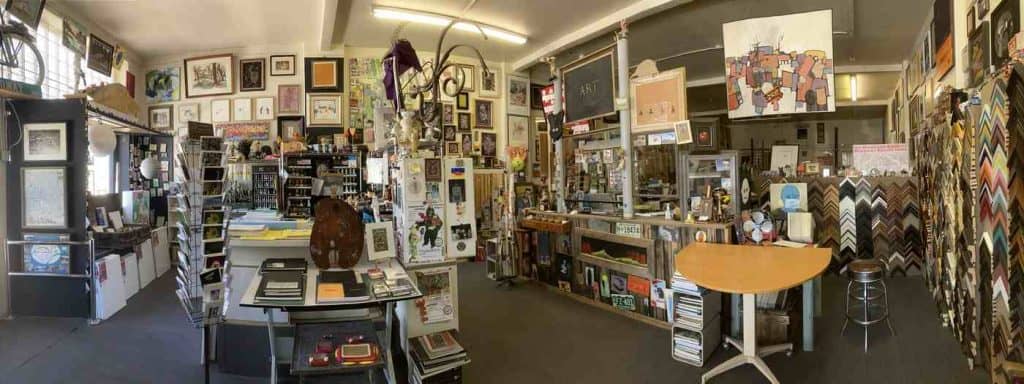 frame shop interior panoramic