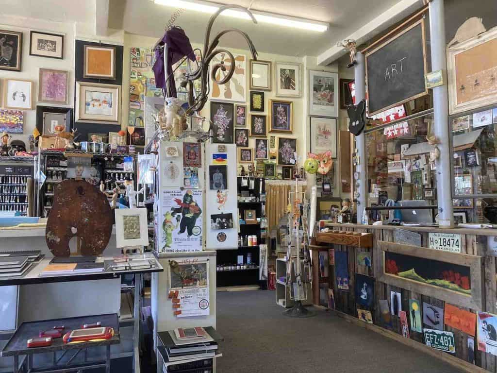 hot springs frame shop interior