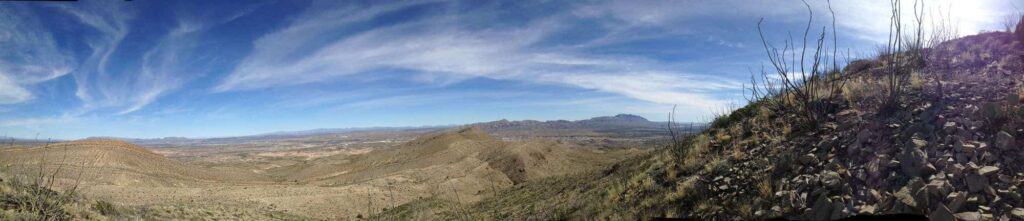 view from near the top of Mud Mountain