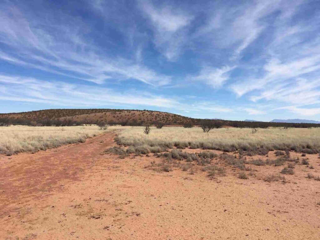 hike near the Jornada del Muerto - Yost Escarpment trail