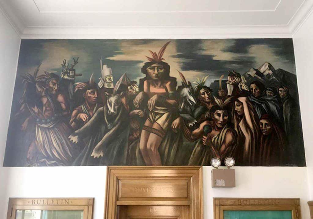 boris deutsch wpa mural truth or consequences post office