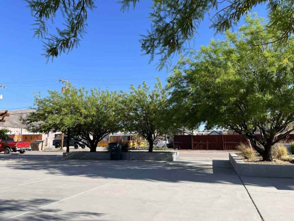 healing waters plaza shade