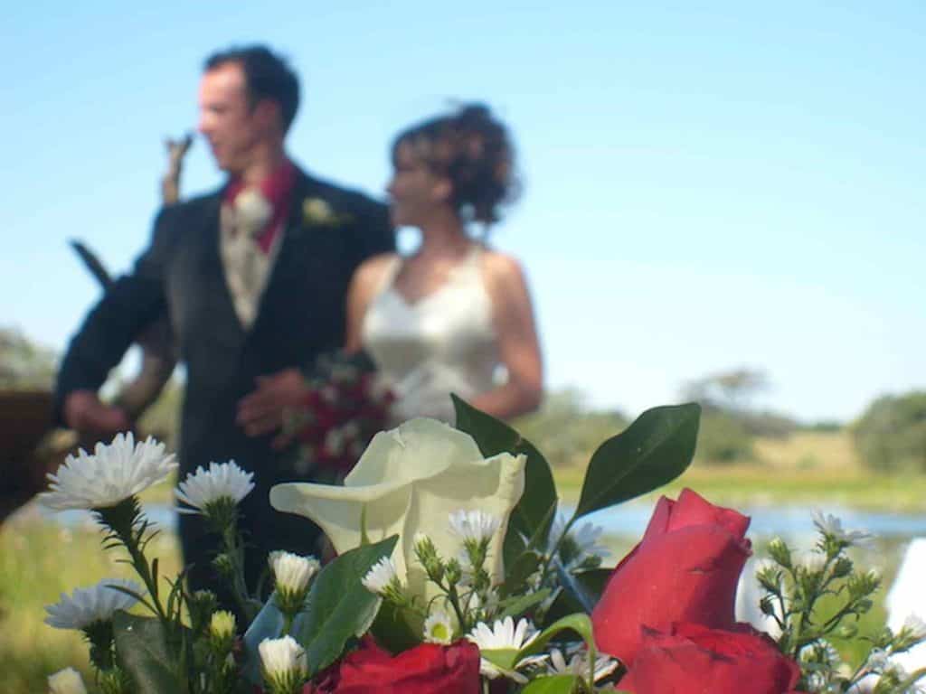 outdoor wedding in truth or consequences