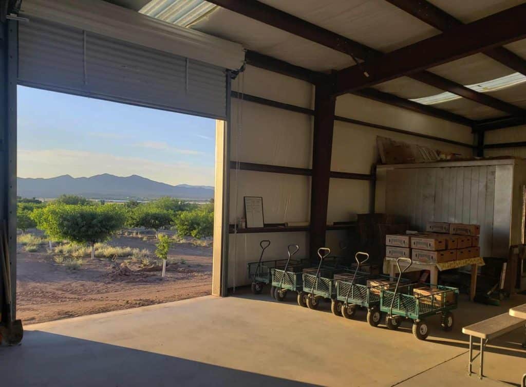 valhalla orchards shed arrey new mexico