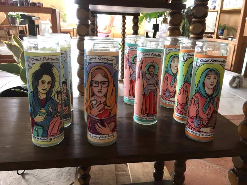 saint candles at charles hot springs torc