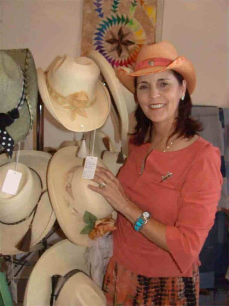 buffalo belles millinery janie dobrott with handmade hats 1