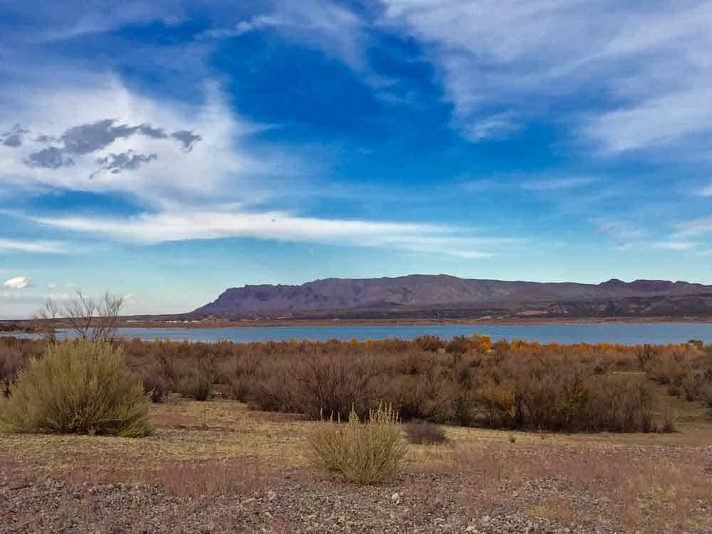 elephant butte west lakeshore view