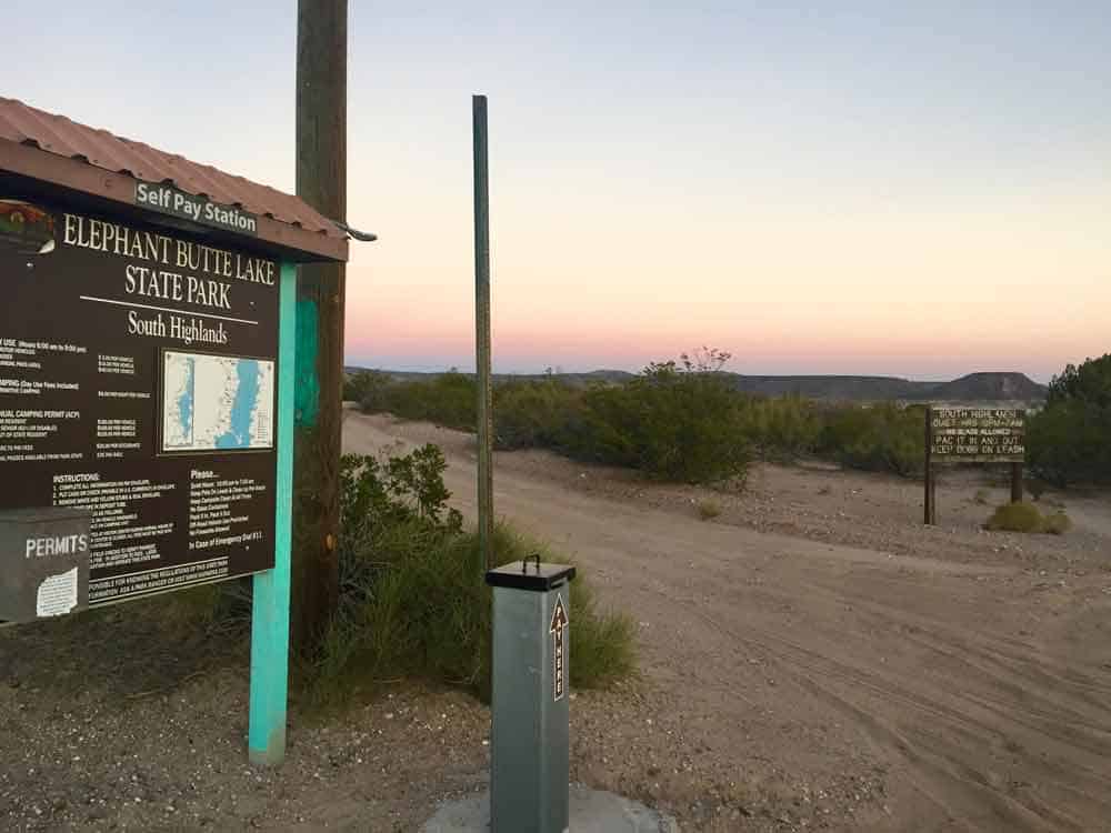 south highlands trail entry point