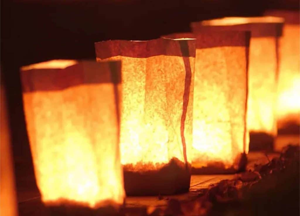 luminarias at elephant butte luminaria beachwalk