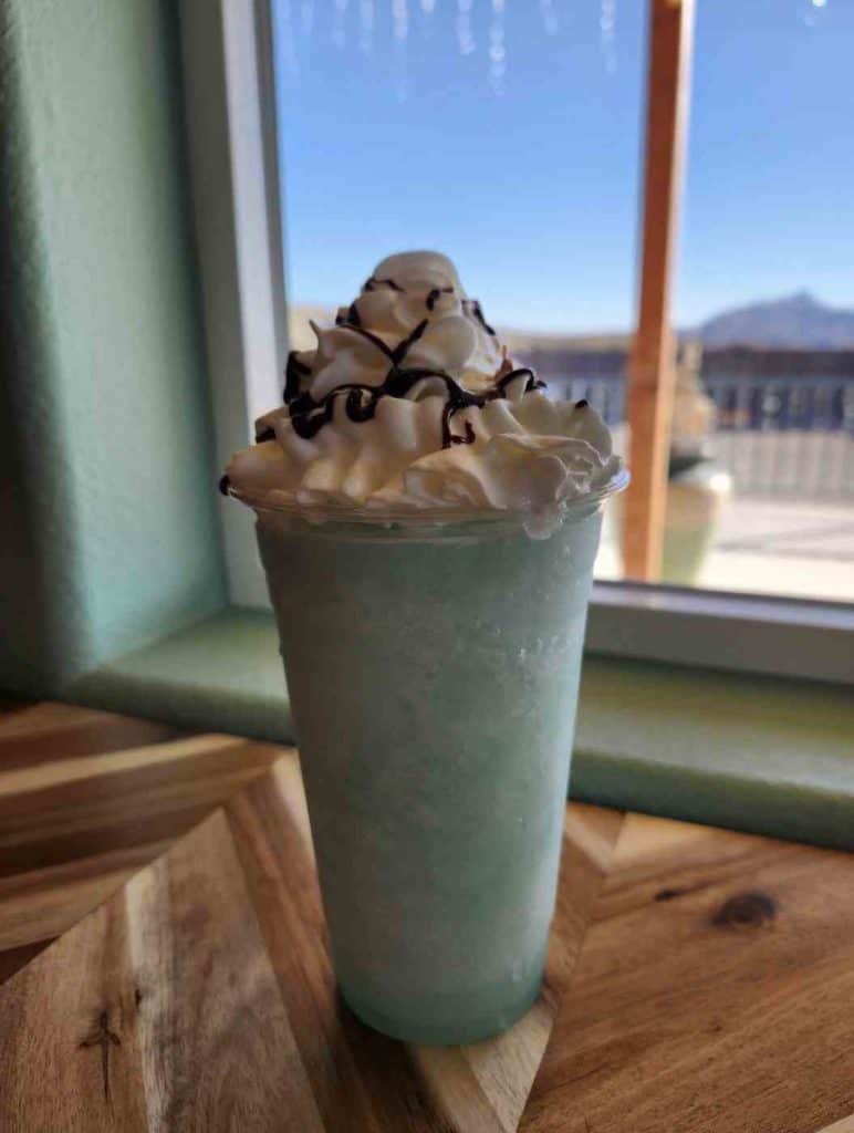 frosty drink from kokopellis cafe