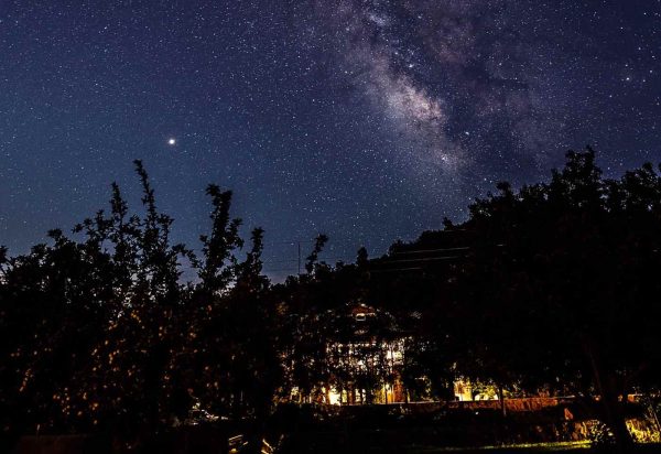 milky way over the black range lodge kingston nm