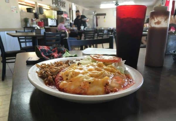 chicken enchiladas at the arrey cafe 1536x1052