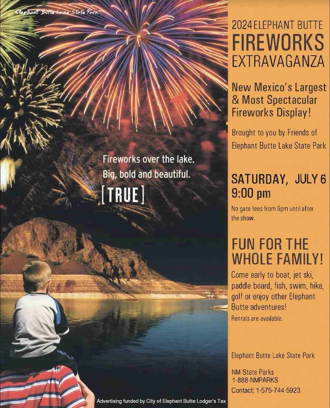 elephant butte fireworks july 6 2024