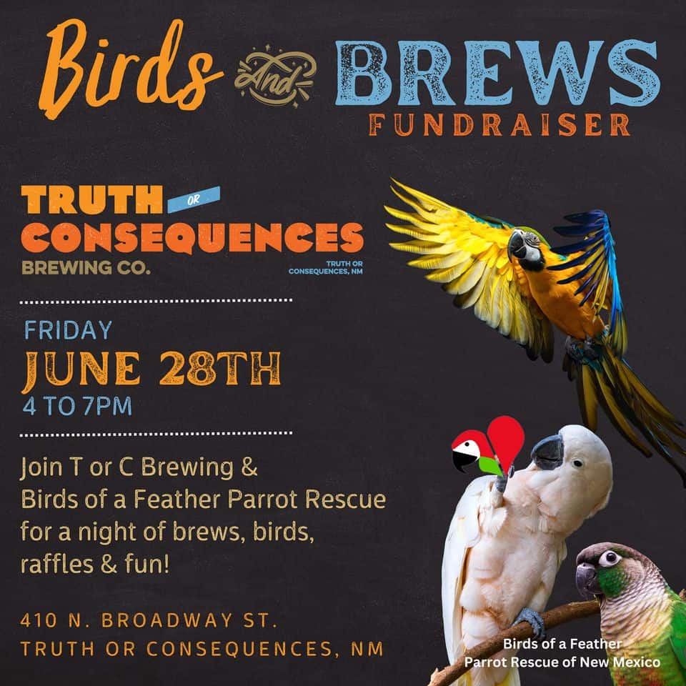 Birds & Brews fundraiser for Parrot Rescue